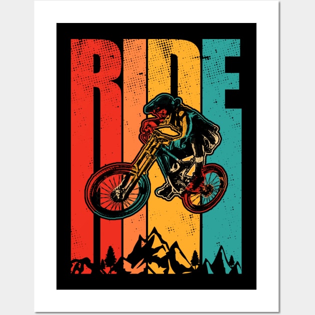 Vintage Mountain Bike Wall Art by RichyTor